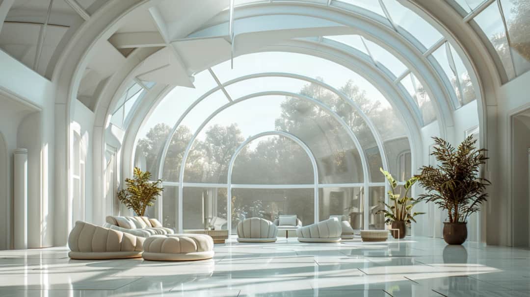 Nowoczesny design: szklana kopuła jako elegancki dodatek